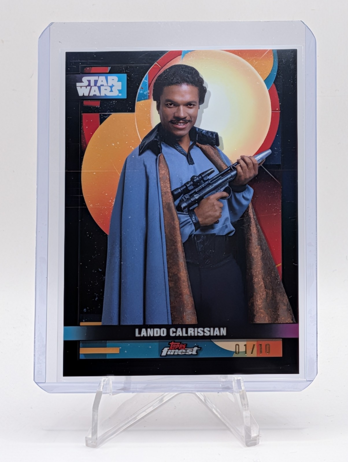 BLACK Refractor ALPHA (#1/10) Lando Calrissian 🔥 2025 Topps Star Wars Finest