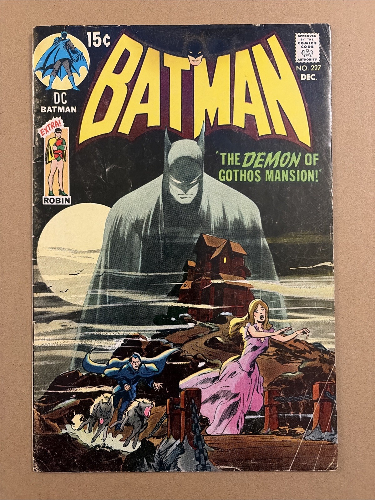 Batman 227 1970 “The Demon Of Gothos Mansion” Batman 227 1970 “The Demon Of Gothos Mansion”