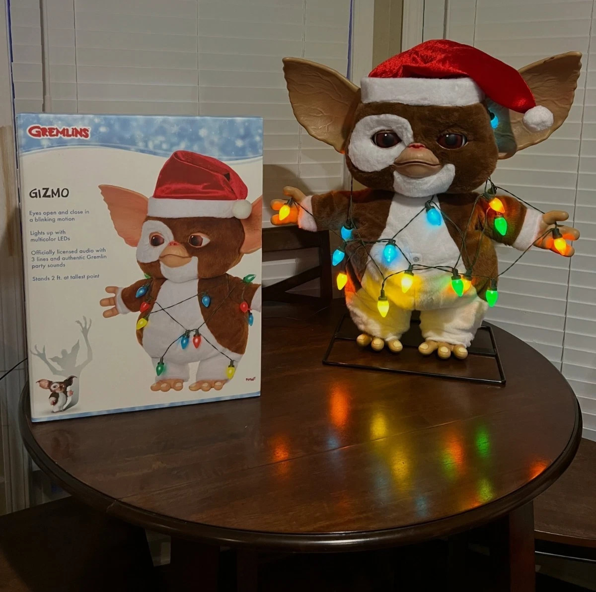 2 FT ANIMATED GIZMO FROM GREMLINS ANIMATRONIC CHRISTMAS PROP 2 FT ANIMATED GIZMO FROM GREMLINS ANIMATRONIC CHRISTMAS PROP