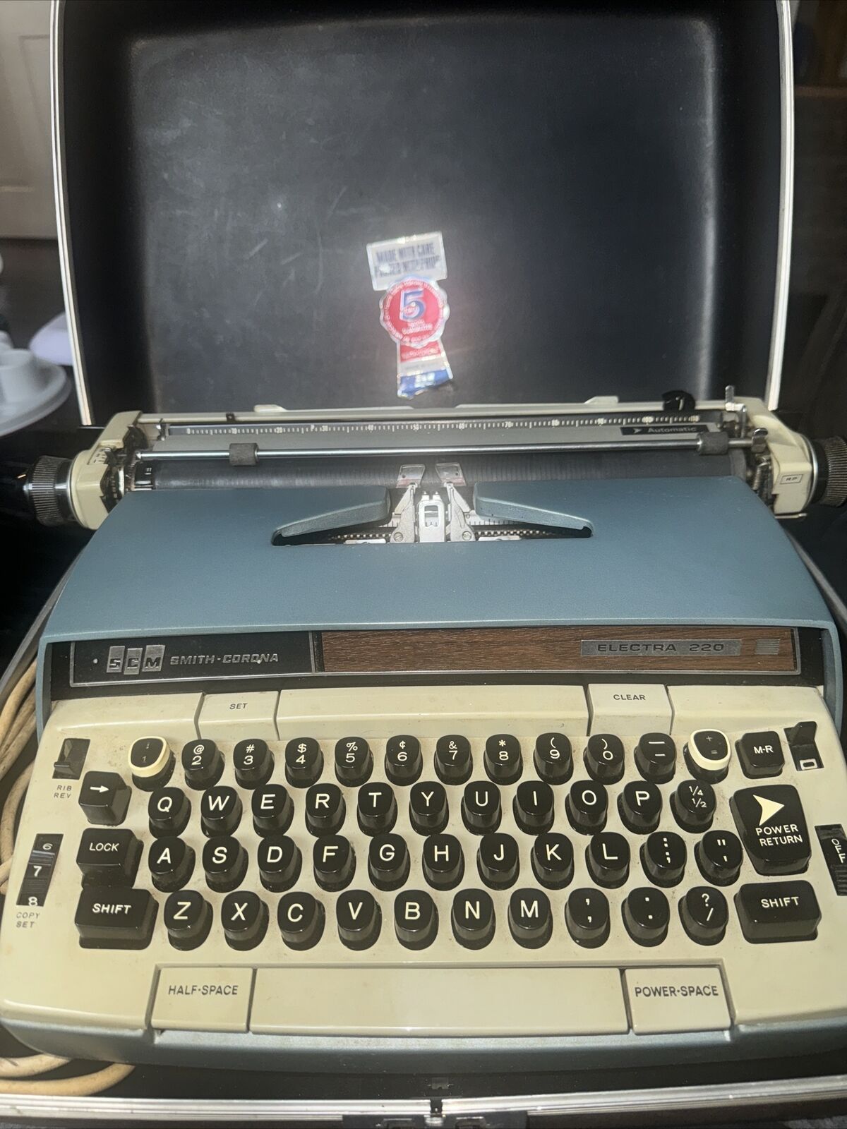Vintage SCM Smith Corona Electra 220 Automatic Electric Typewriter