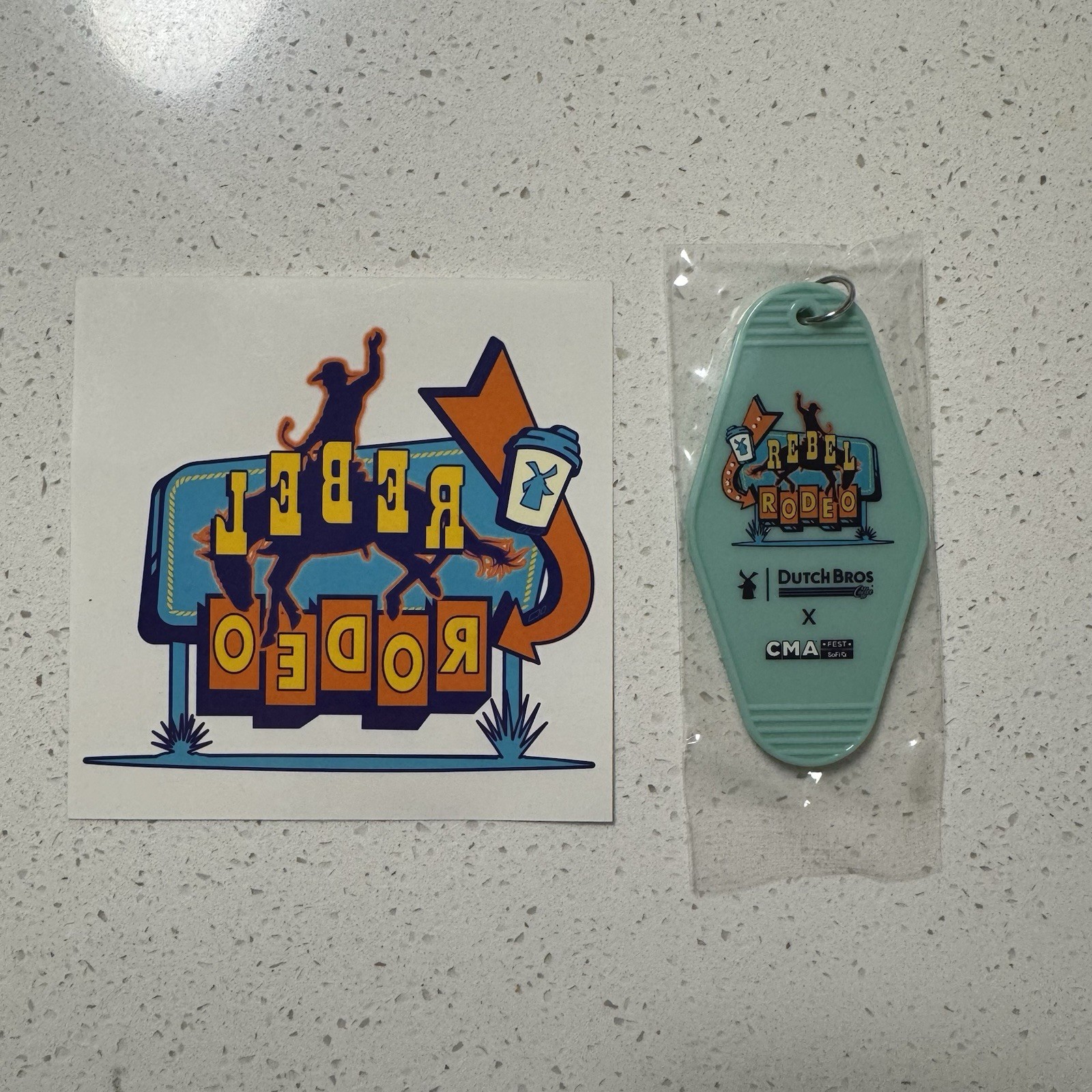 NEW Dutch Bros CMA Bundle Keychain, Hotel Key, Tattoo, Coffee, NASHVILLE NEW Dutch Bros CMA Bundle Keychain, Hotel Key, Tattoo, Coffee, NASHVILLE