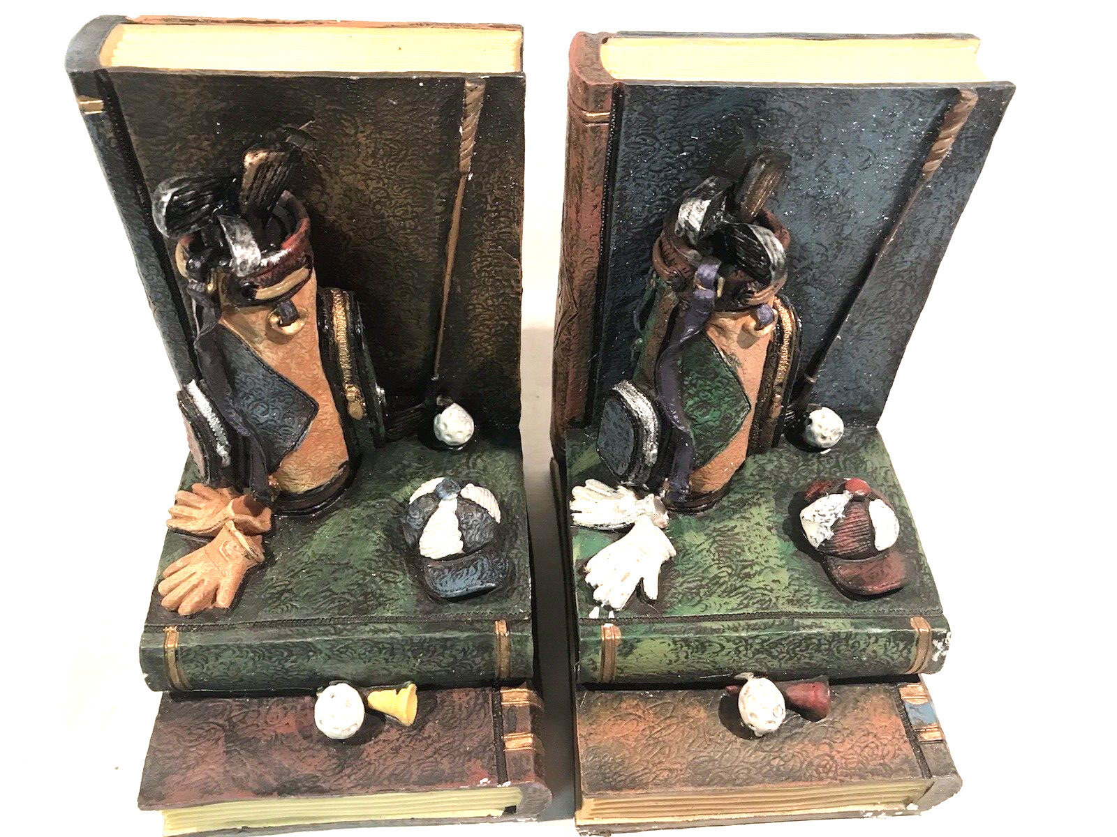 Golf Themed BookEnds 2005 Golf BookEnds (Approx.6..5\ Golf Themed BookEnds 2005 Golf BookEnds (Approx.6..5\