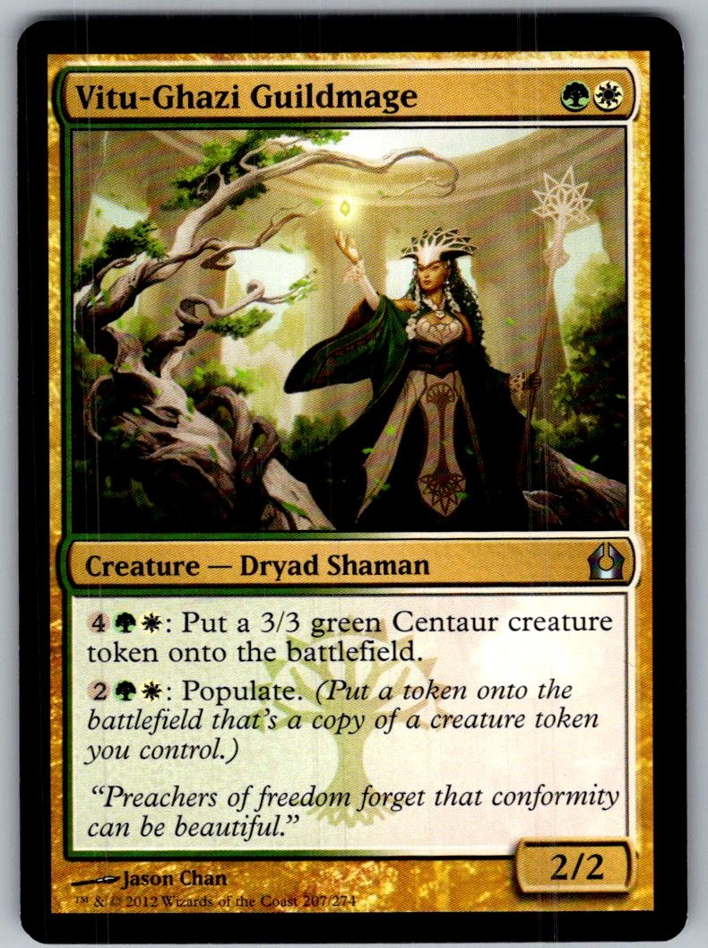 MTG TCG VITU-GHAZI GUILDMAGE 207 UNCOMMON RETURN TO RAVNICA NEAR MINT