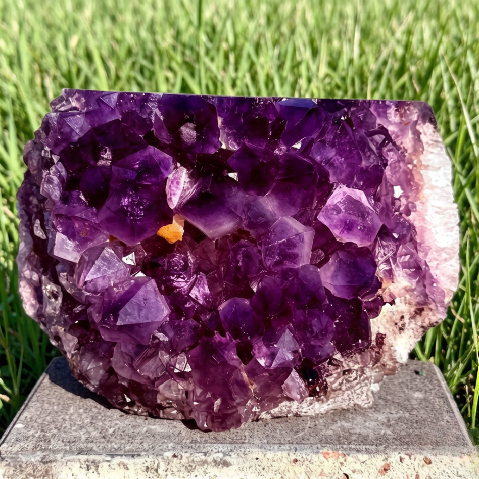 9.66LB Natural Amethyst Town - Quartz Crystal Mineral Specimen