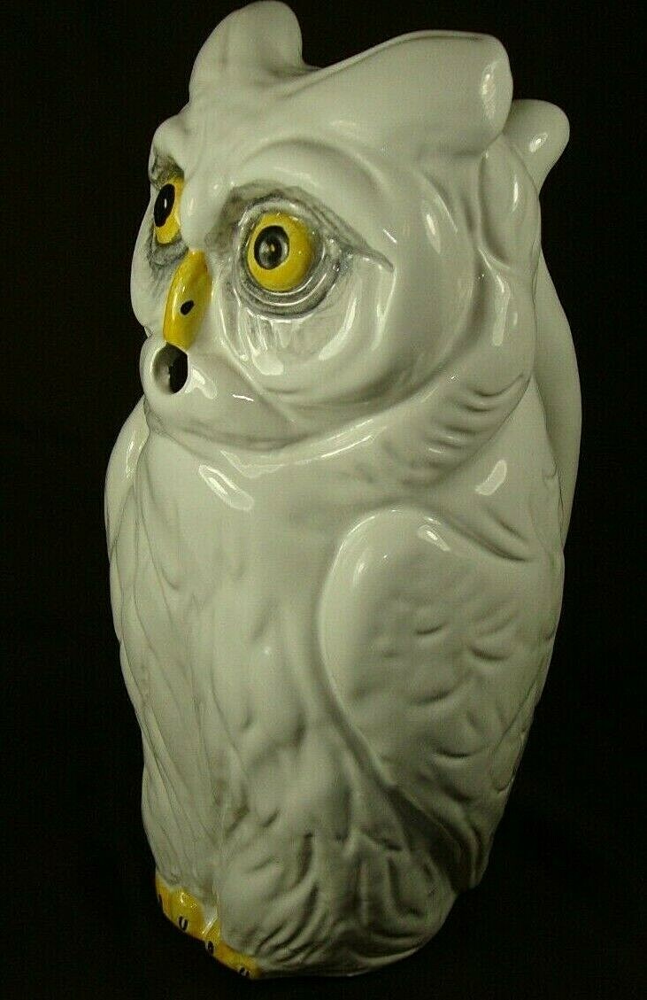 Vintage R.E.M.O Co 1975 Hand Painted Italian White Owl Pitcher Made in Italy10x6 Vintage R.E.M.O Co 1975 Hand Painted Italian White Owl Pitcher Made in Italy10x6