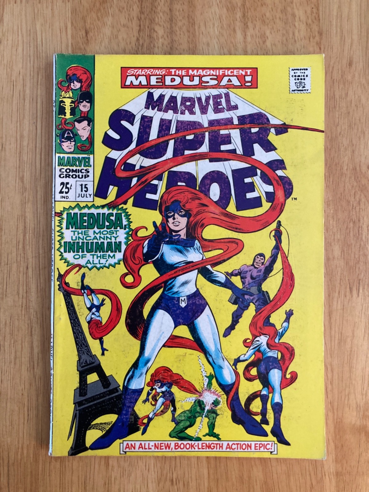 MARVEL SUPER-HEROES #16/Medusa (1968) *Bright & Glossy* (See Details...)