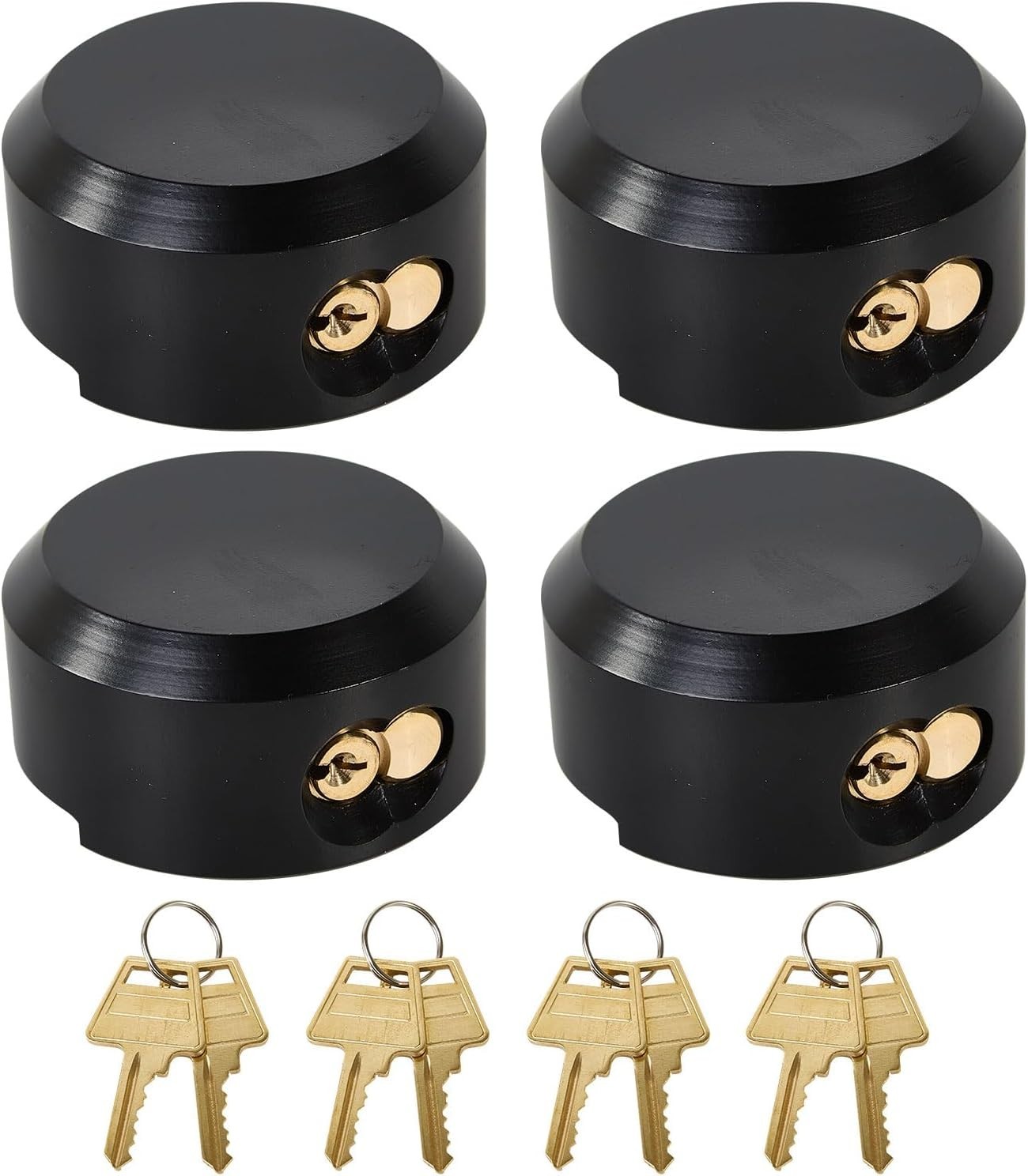 4 Pack Trailer Door Locks Keyed Alike Heavy Duty Hockey Puck Locks Reinforced 4 Pack Trailer Door Locks Keyed Alike Heavy Duty Hockey Puck Locks Reinforced