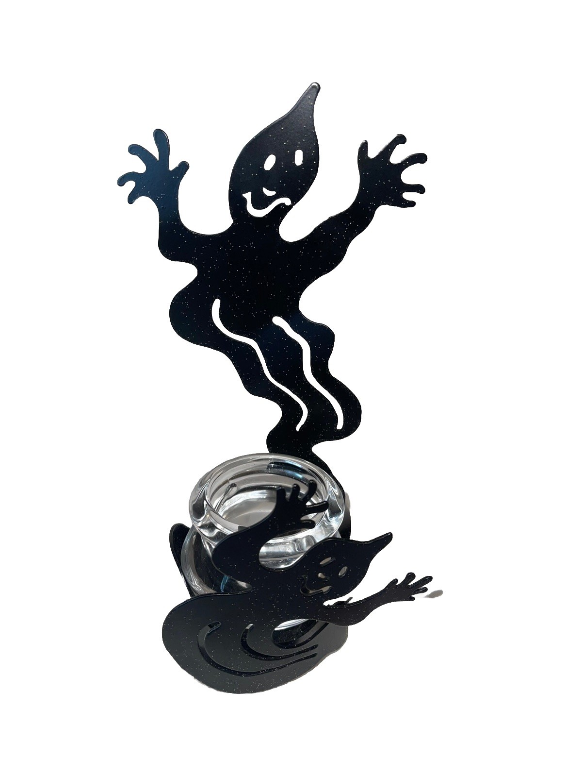 Vintage PartyLite Shadow Dancer Ghosts Candle Holder Halloween
