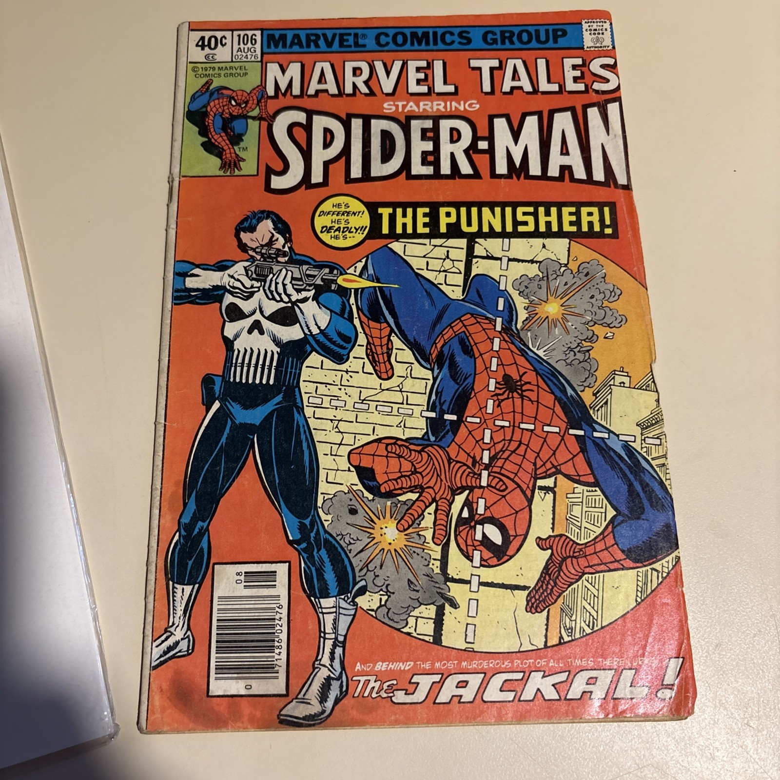 Marvel Tales Starring Spider-Man #106 (1979) Punisher Spider-Man Bronze Age