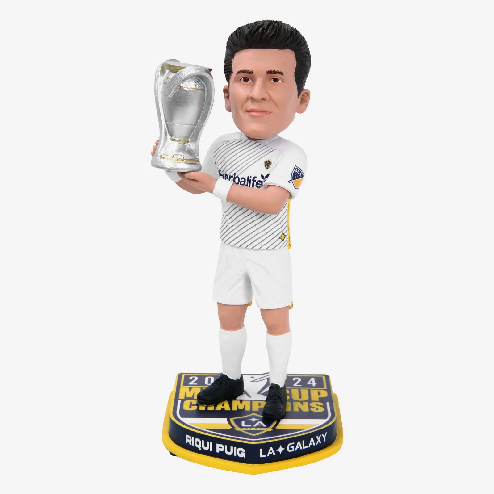 Riqui Puig LA Galaxy 2024 MLS Cup Champions Bobblehead MLS Soccer Riqui Puig LA Galaxy 2024 MLS Cup Champions Bobblehead MLS Soccer