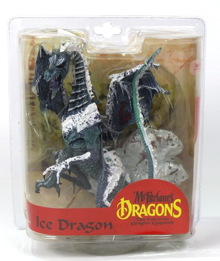 New McFarlane's Dragons 2007 Ice Dragon Fall of the Dragon Kingdom