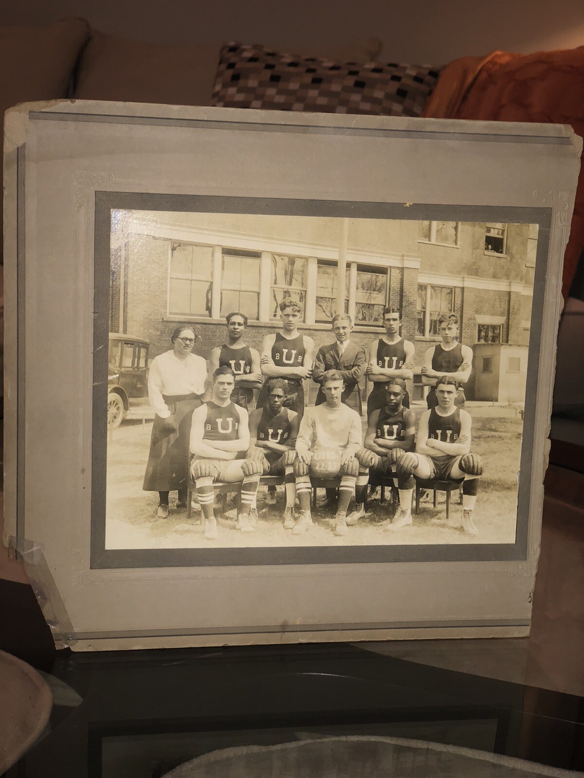 1922~100+ Years Old-UHS-BUB~Integrated Basketball Team~African American Players 1922~100+ Years Old-UHS-BUB~Integrated Basketball Team~African American Players