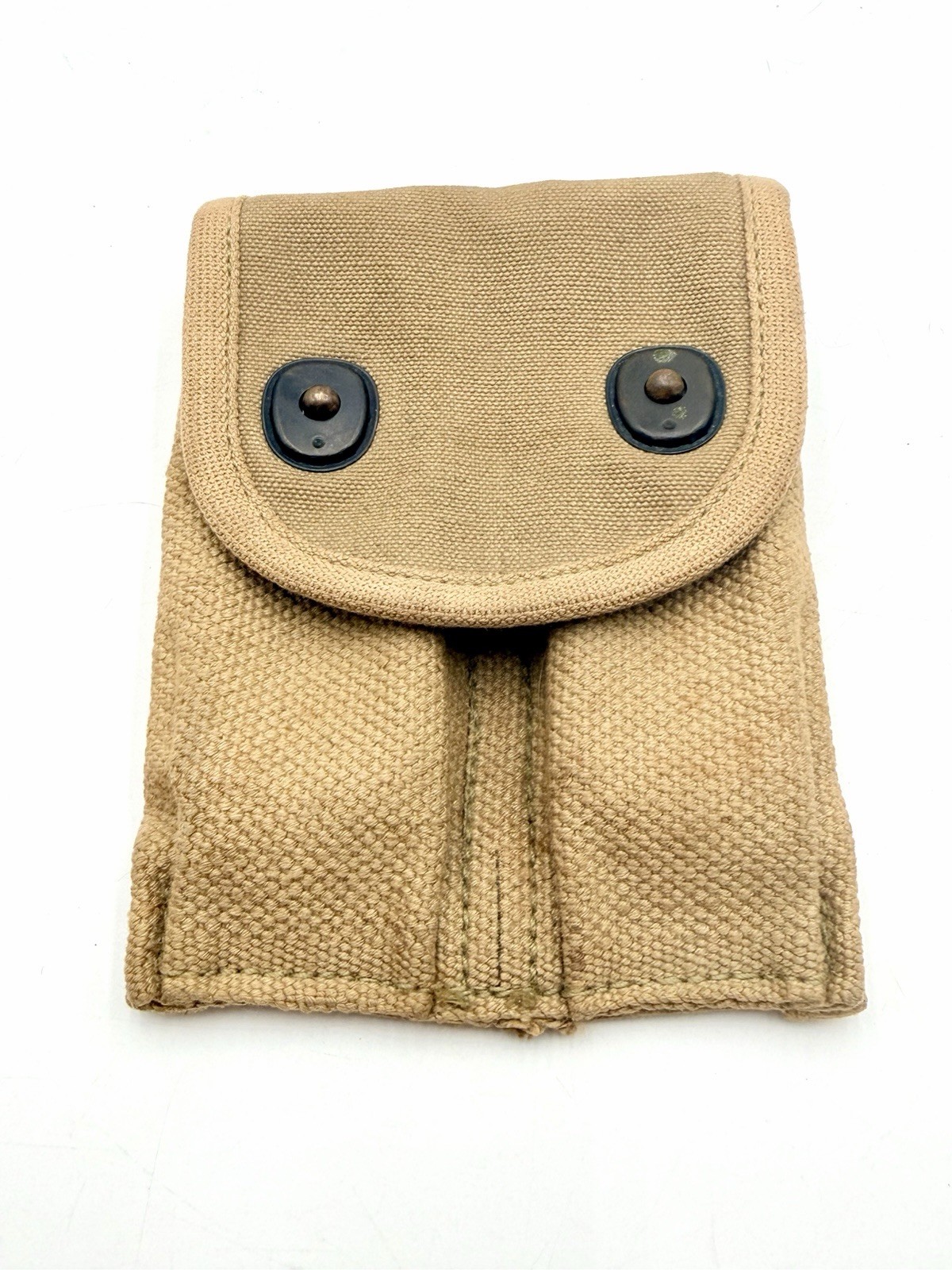 Original WWI US Army M1911 .45 ACP Canvas Double Magazine Pouch - F.S.F. 1918 Original WWI US Army M1911 .45 ACP Canvas Double Magazine Pouch - F.S.F. 1918