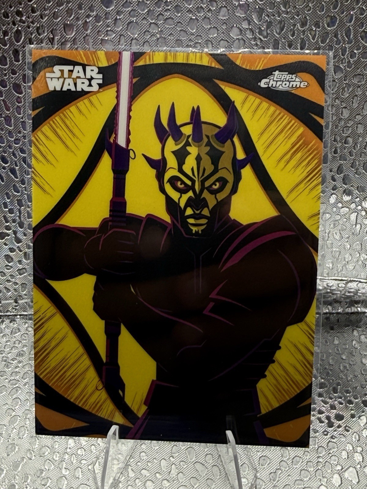 2026 Topps Chrome Star Wars Savage Opress Kyber Light KL-28 SSP 2026 Topps Chrome Star Wars Savage Opress Kyber Light KL-28 SSP