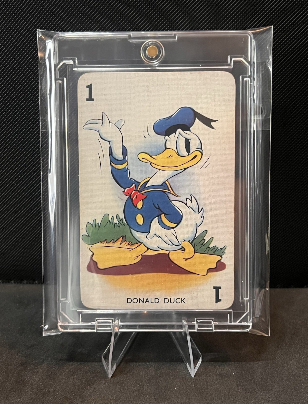 RARE-1938 CASTELL SHUFFLED SYMPHONIES DONALD DUCK DISNEY CARD - RED BACK RARE-1938 CASTELL SHUFFLED SYMPHONIES DONALD DUCK DISNEY CARD - RED BACK
