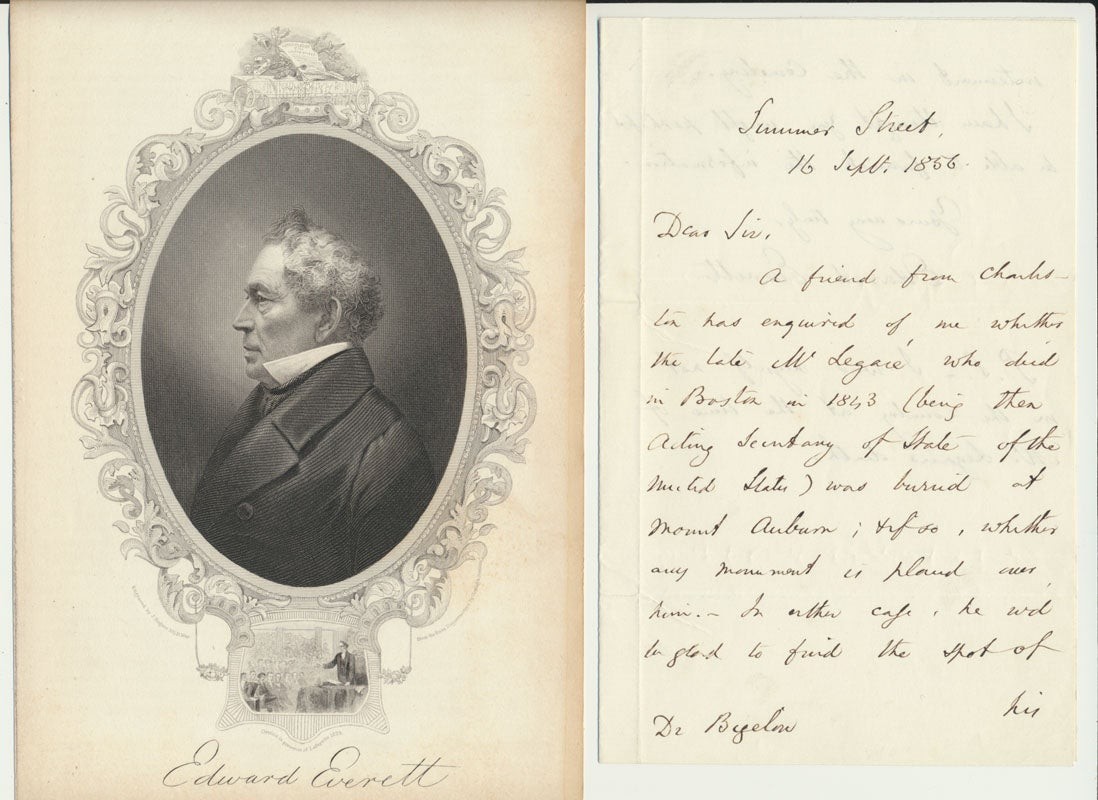 Edward EVERETT / Autograph Letter Signed