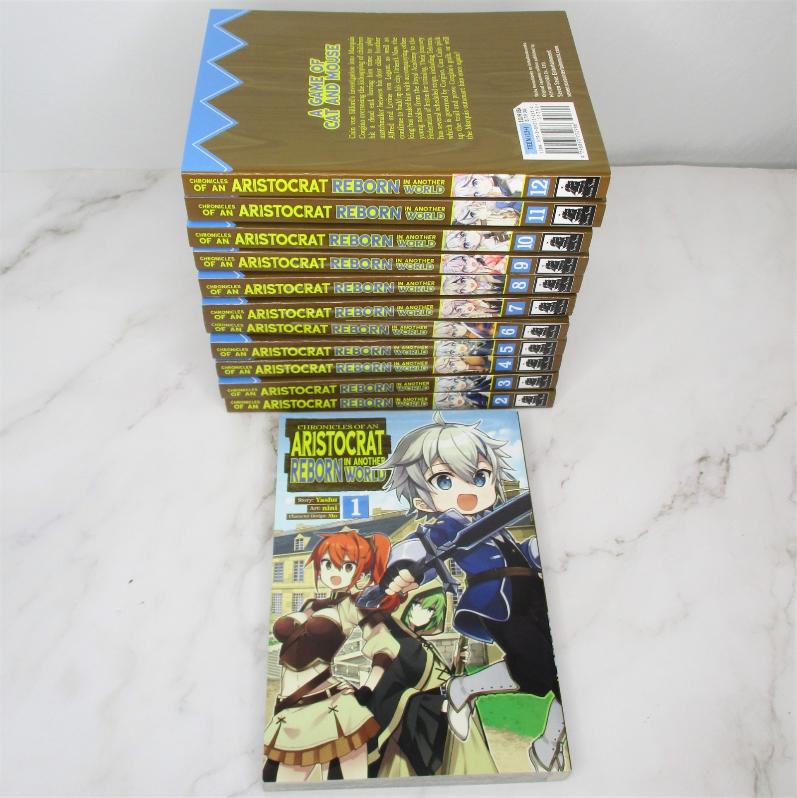 Chronicles of An Aristocrat Reborn in Another World Manga Series Vol 1-12 Soft