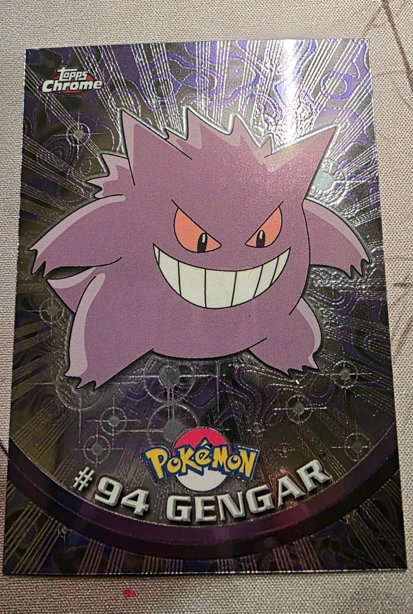 Topps Chrome Pokémon TV Animation Edition #94 Gengar Hologram Card 2000