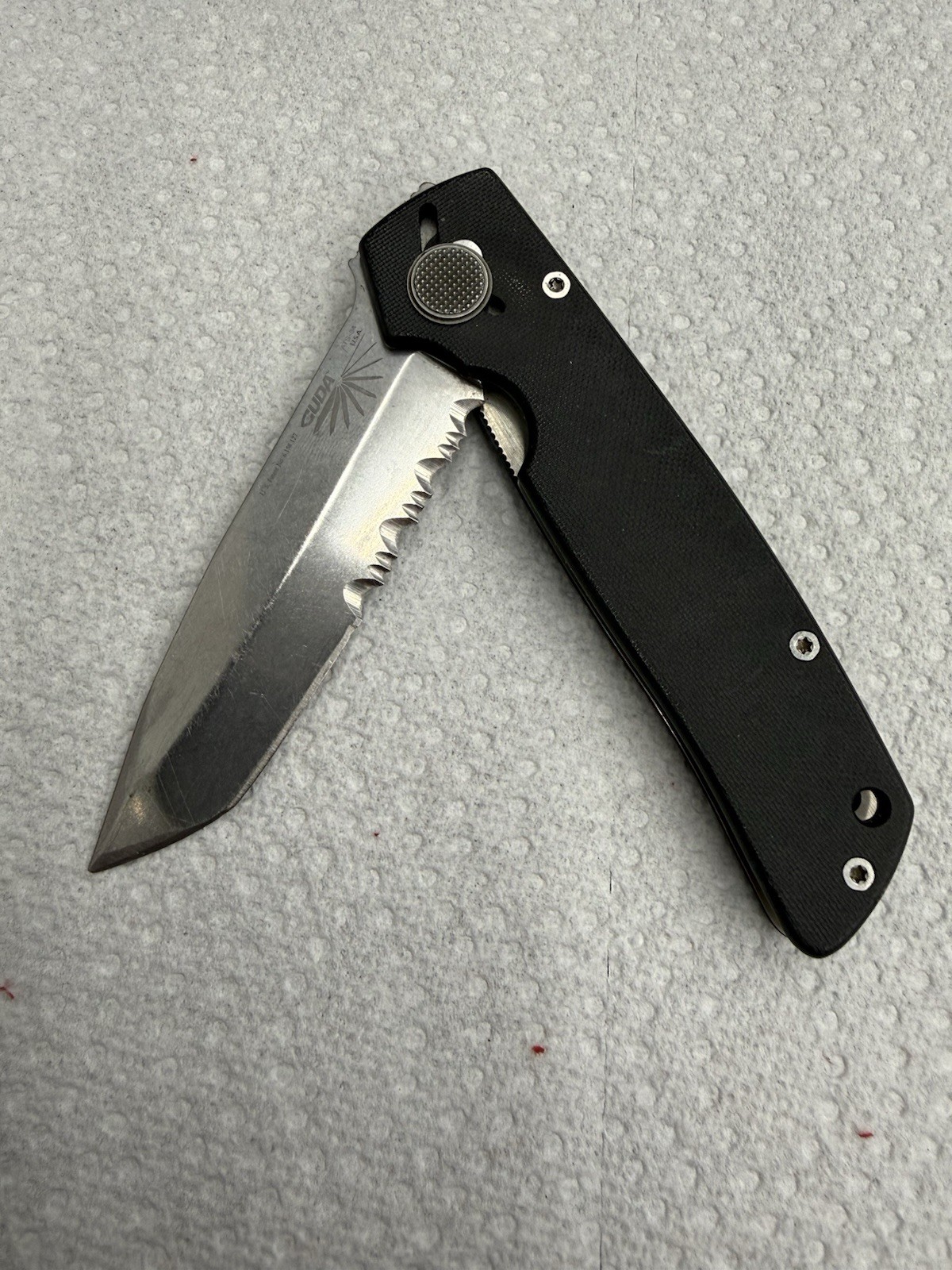 Camillus CUDA Knife Cuda 2 Tanto Terzuola Design RARE Original Version Camillus CUDA Knife Cuda 2 Tanto Terzuola Design RARE Original Version