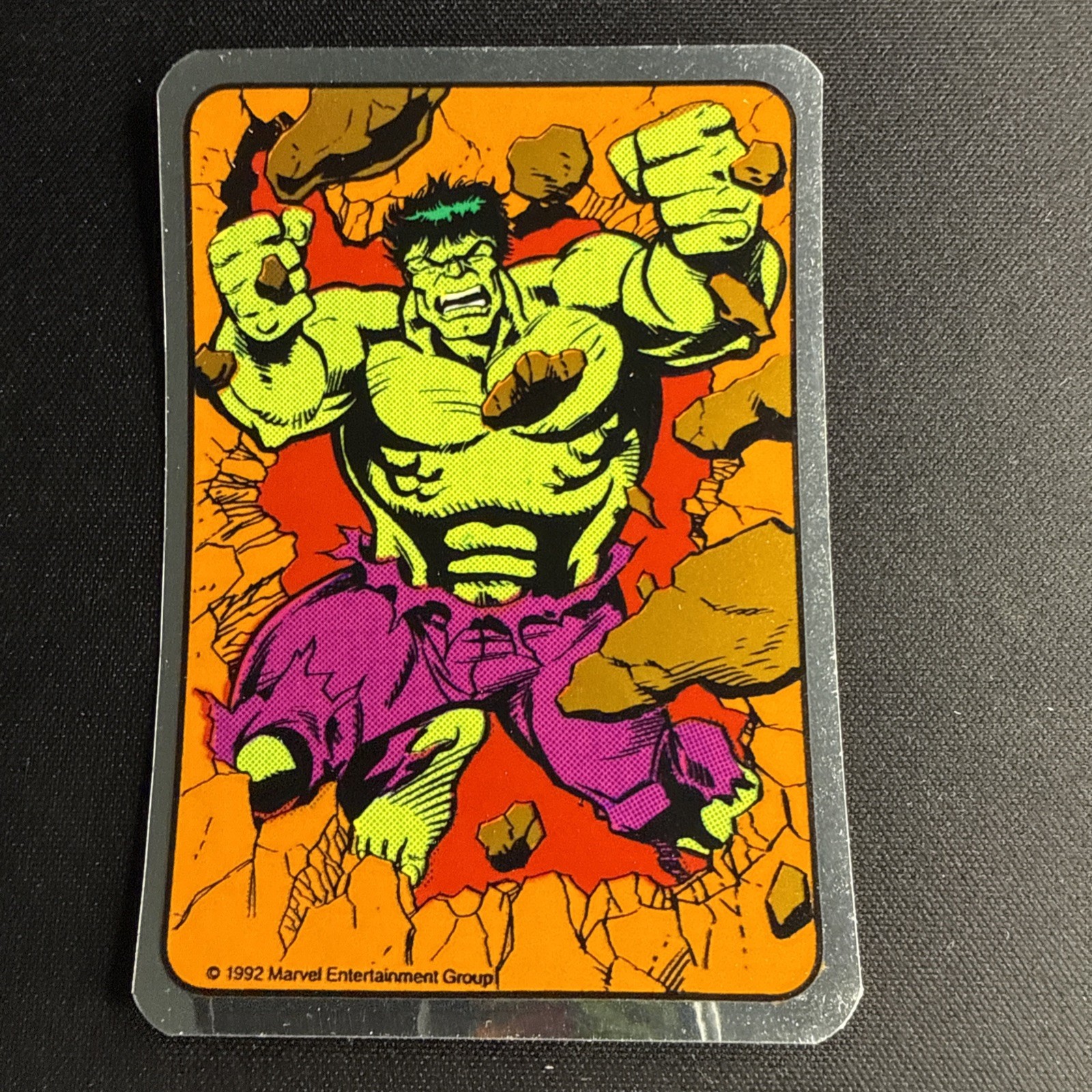 Incredible Hulk Vending Machine Sticker (1992) Incredible Hulk Vending Machine Sticker (1992)
