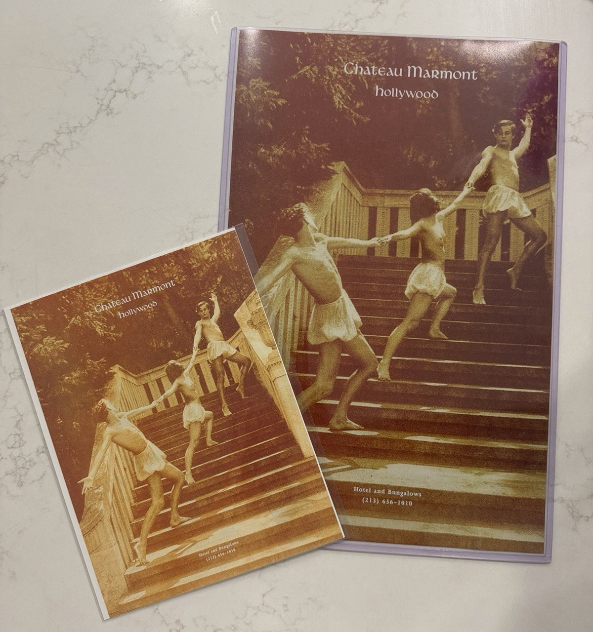1993 CHATEAU MARMONT LOT• Print Ad & Poster lot includes Original & 11x17 Poster