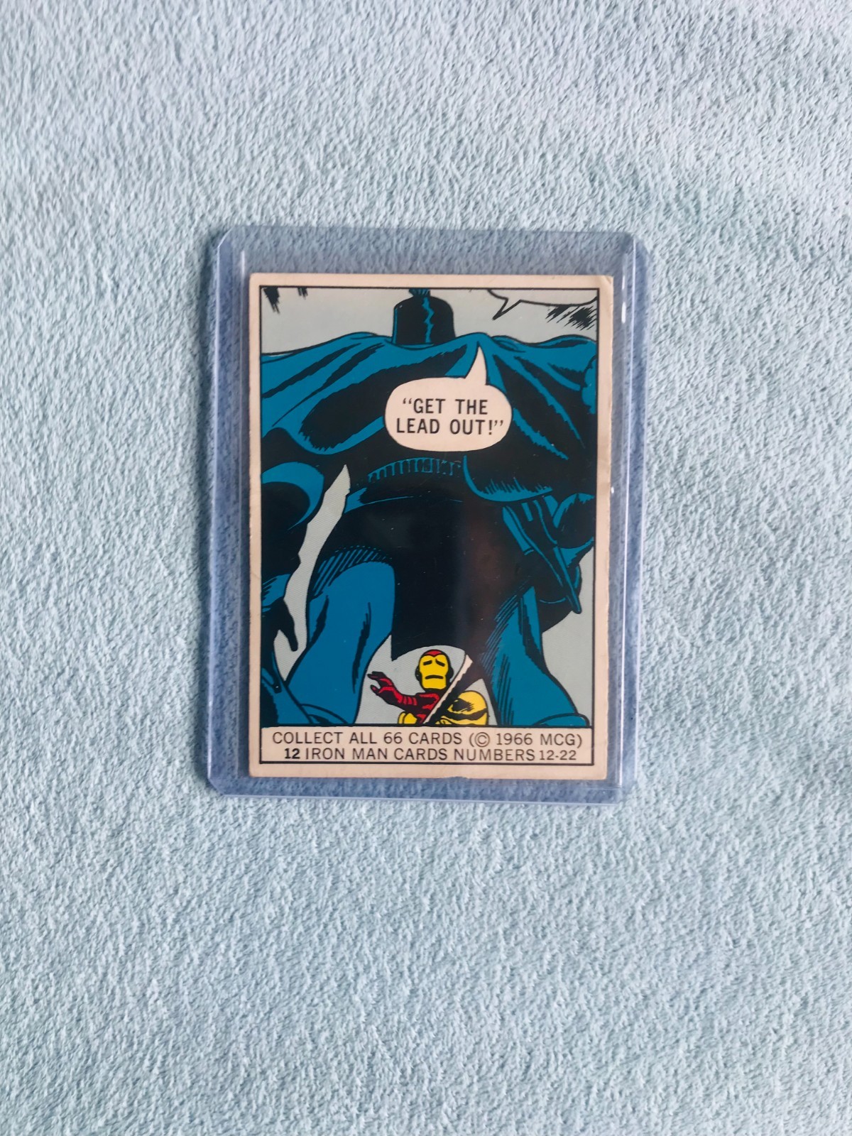 1966 Donruss Marvel #12 Invincible Iron-Man ROOKIE CARD Nice Eye Appeal 1966 Donruss Marvel #12 Invincible Iron-Man ROOKIE CARD Nice Eye Appeal