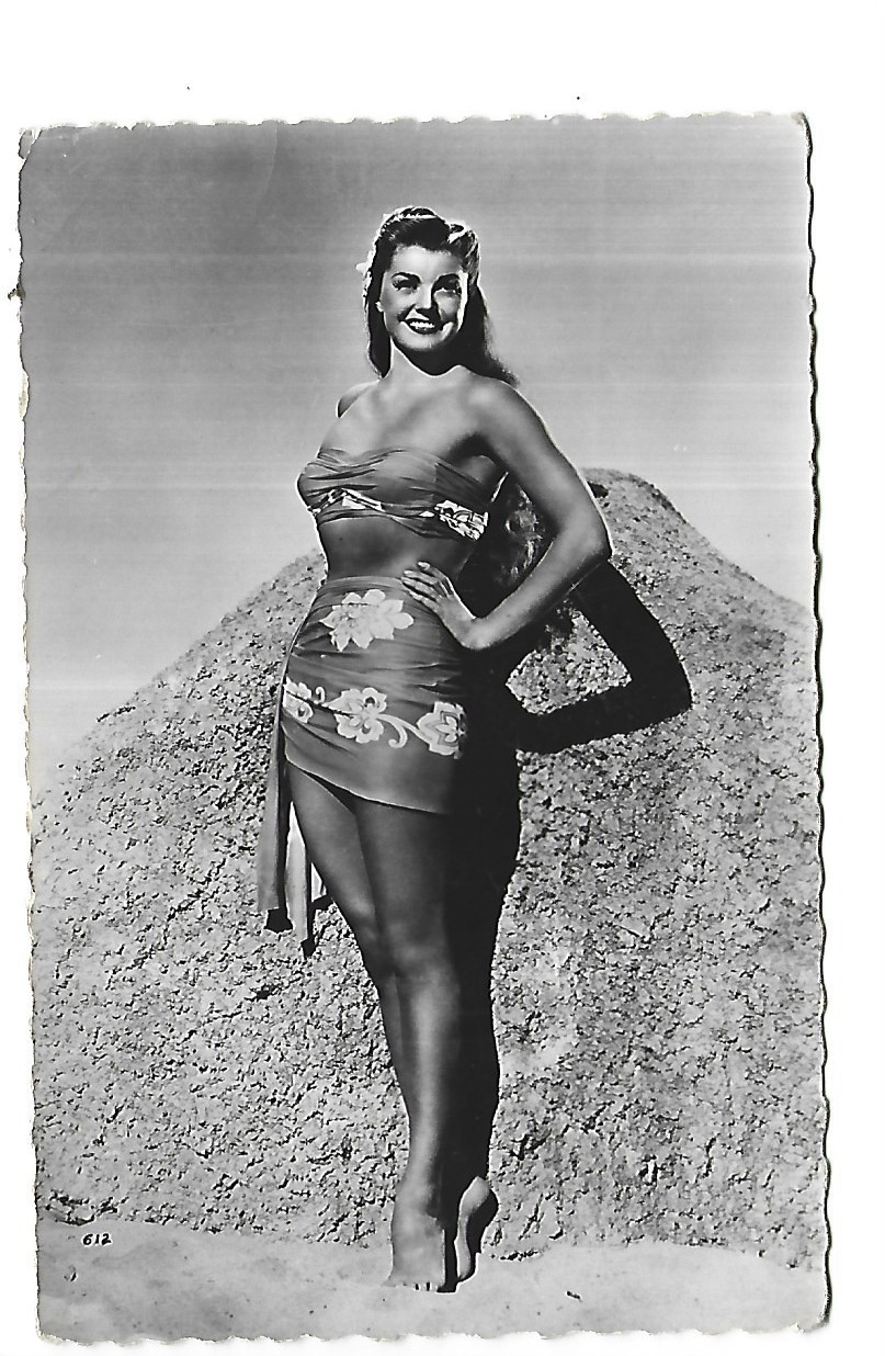 Esther Williams Actress Black And White Postcard (1 Piece) France 1950s Esther Williams Actress Black And White Postcard (1 Piece) France 1950s