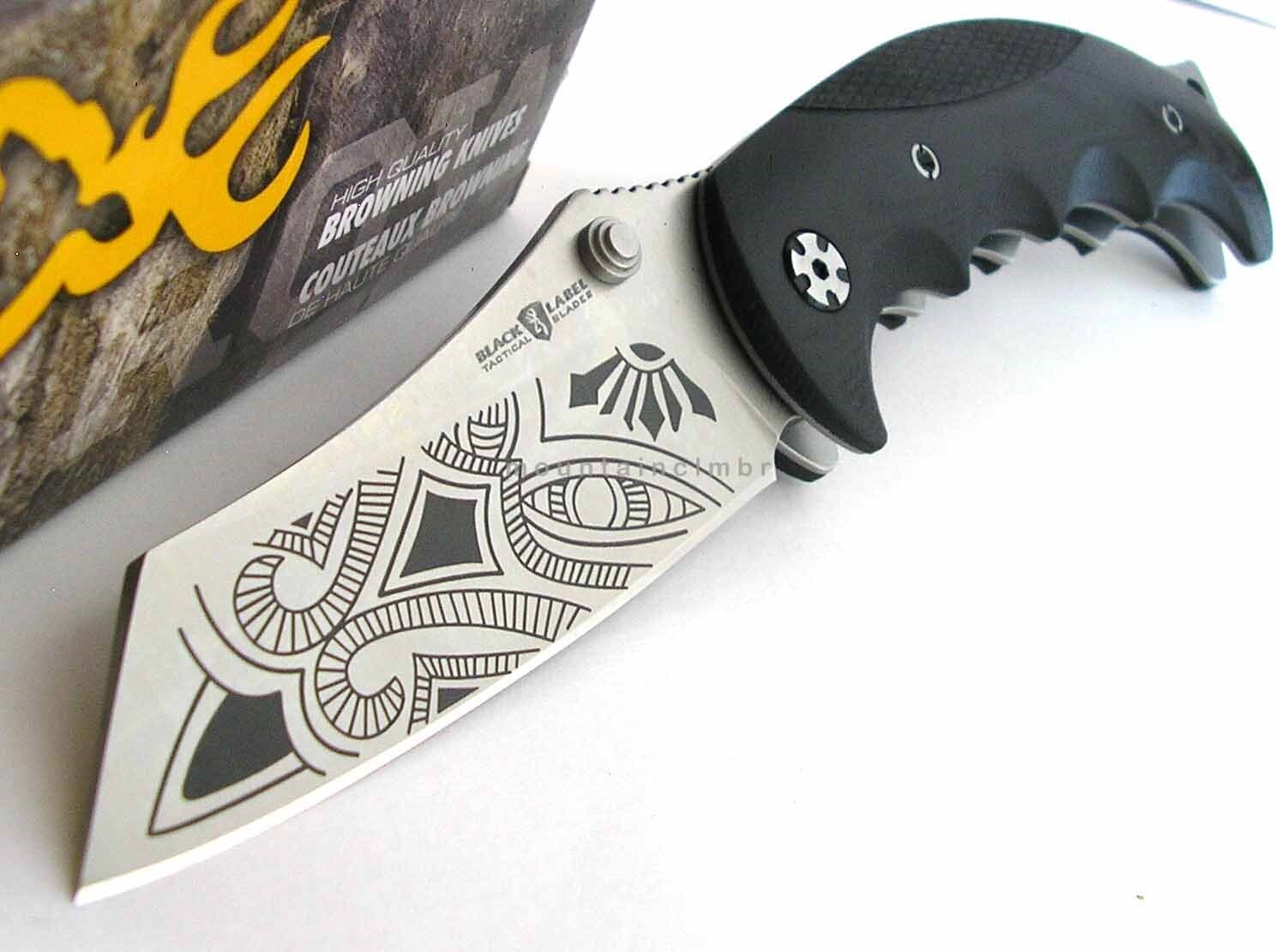 Browning Wihongi Large Tanto 8.6/5/3.6 Knife Groove G10 196BL DISCONTINUED MODEL Browning Wihongi Large Tanto 8.6/5/3.6 Knife Groove G10 196BL DISCONTINUED MODEL