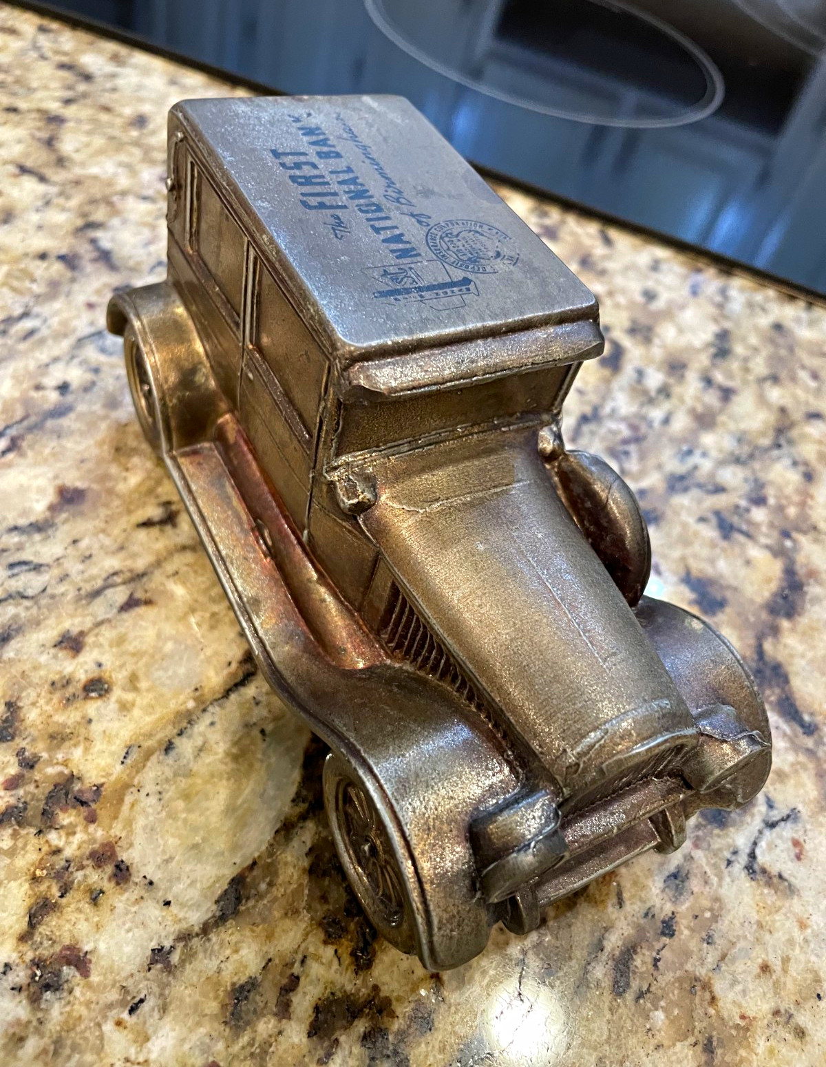 Banthrico Inc. Metal Car Piggy Bank, First National Bank Birmingham, Alabama Banthrico Inc. Metal Car Piggy Bank, First National Bank Birmingham, Alabama