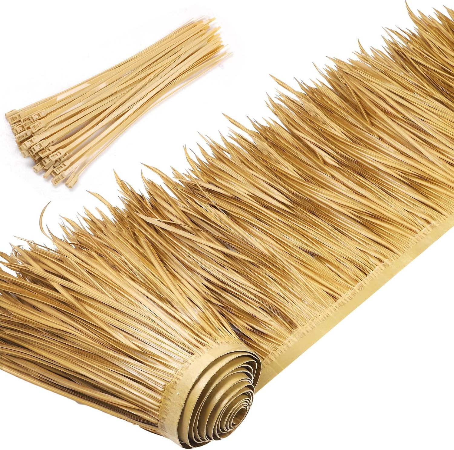 Palm Thatch Roll Palm Thatch Runner Roll Mexican Style Straw Roof Panels Tiki Hu Palm Thatch Roll Palm Thatch Runner Roll Mexican Style Straw Roof Panels Tiki Hu