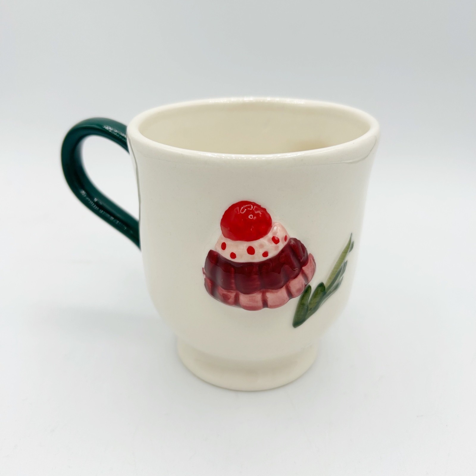 Anthropologie Holifaye Stoneware Mug Coffee Tea Dessert Holiday