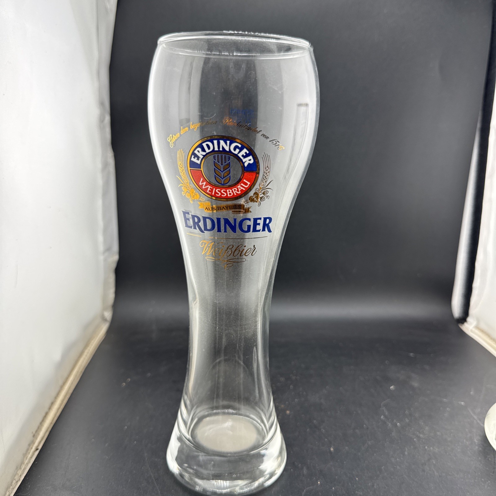 ERDINGER WEISSBRAU ,5l German Weissbier Glass made by sahm 