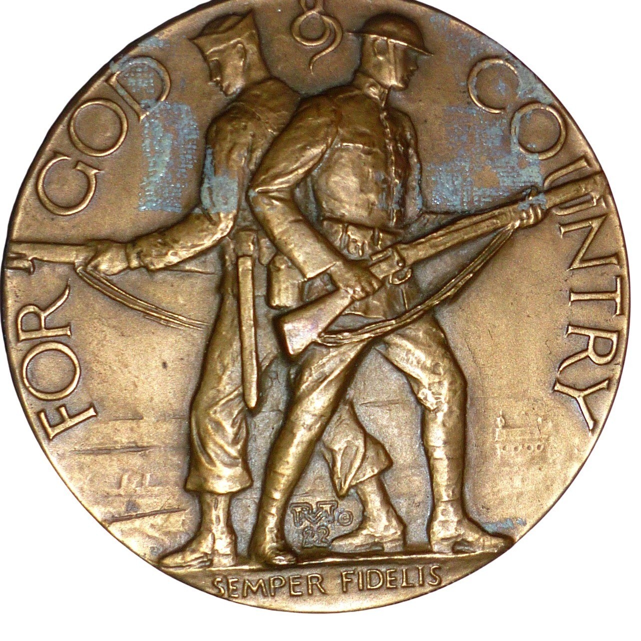 1922 American Legion School Award Medal Bronze R. Tait McKenzie 3\