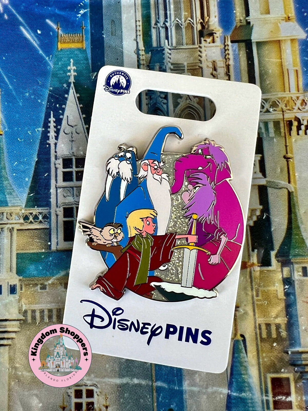 2025 Disney Parks Family Cluster Pin Sword In The Stone Arthur Merlin Mim