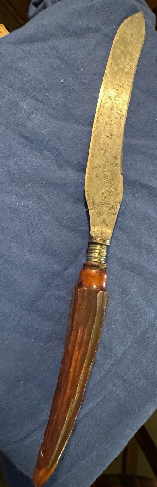 Thomas Turner & Co Sheffield Vintage Knife Clip Point antler Handle