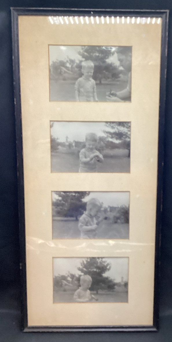 Vtg Photos, Little Boy Smokes a Pipe, series of 4 photos cir 1950, 8.25 Vtg Photos, Little Boy Smokes a Pipe, series of 4 photos cir 1950, 8.25