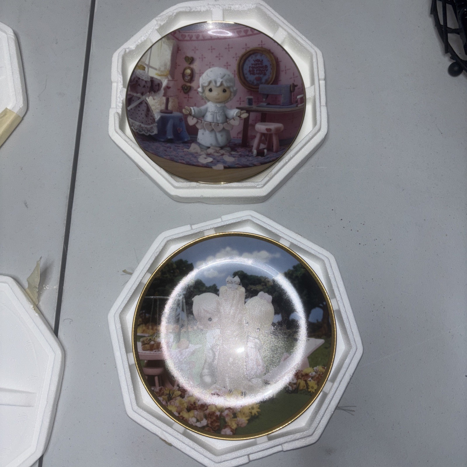 Lot Of 2 hamilton collection plates Precious Moment Lot Of 2 hamilton collection plates Precious Moment