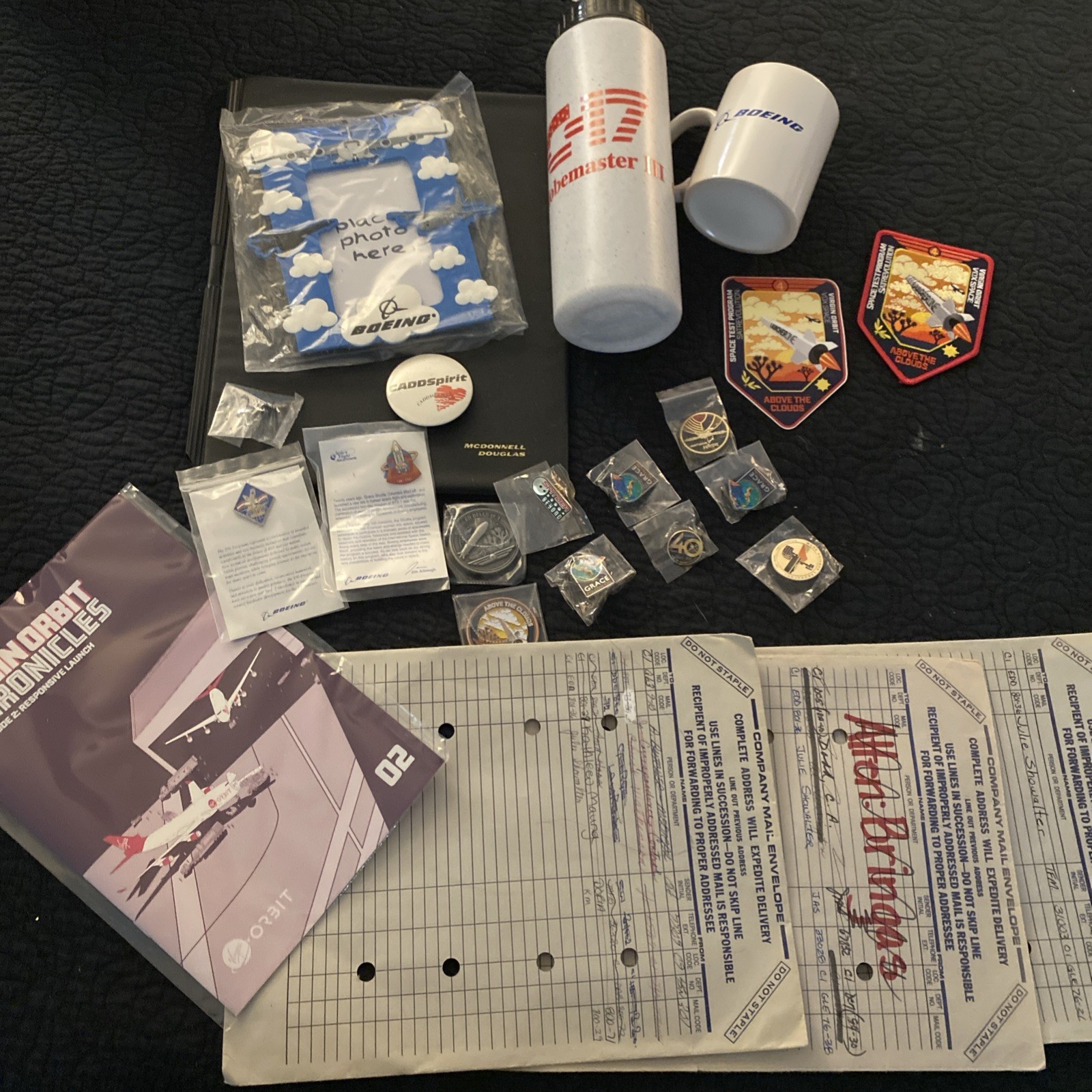 Vintage Aerospace Lot: JPL, Hughes, Douglas Aircraft, McDonnell, Boeing, Virgin Vintage Aerospace Lot: JPL, Hughes, Douglas Aircraft, McDonnell, Boeing, Virgin