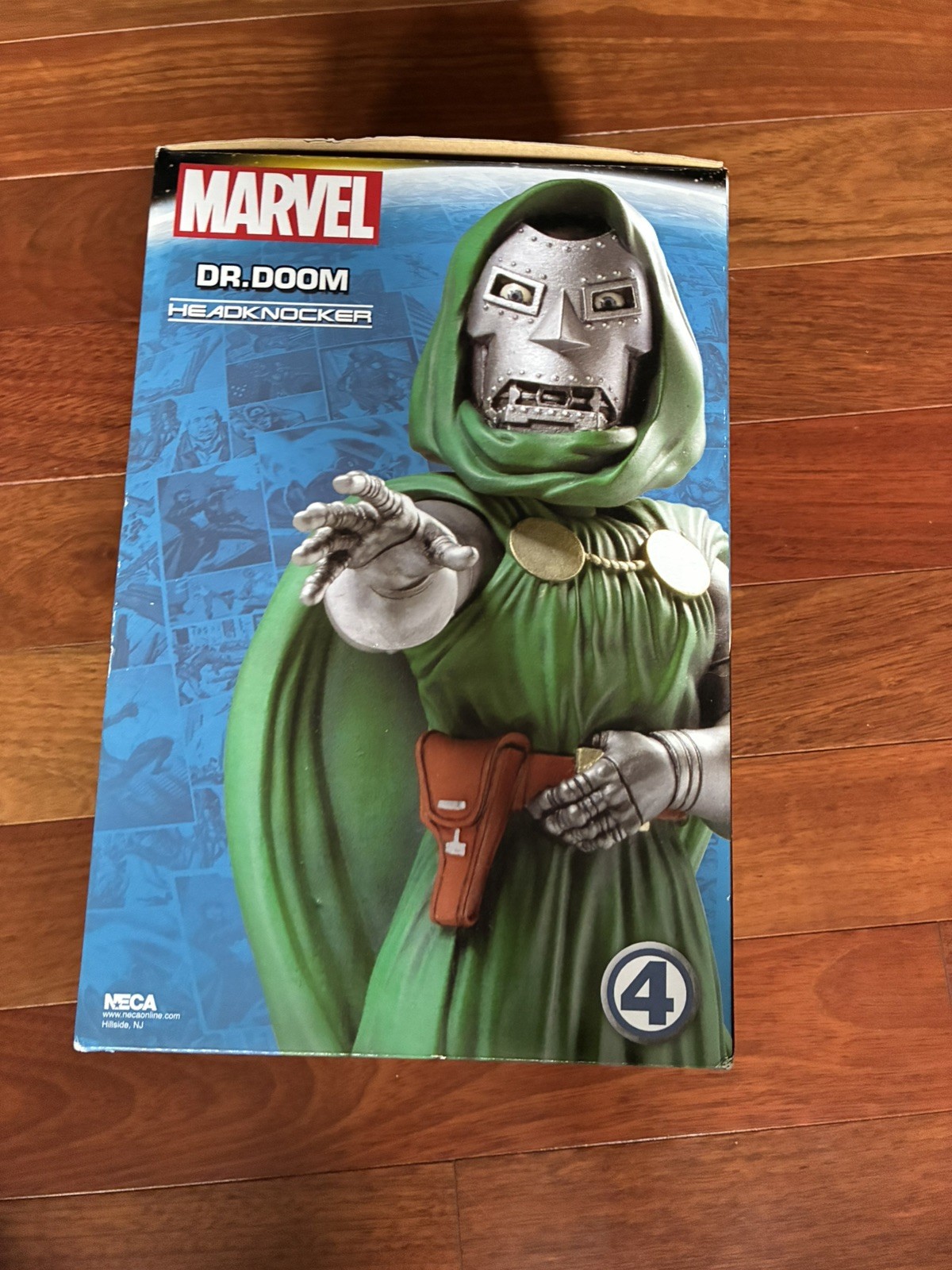 NECA Marvel Fantastic Four DR. DOOM Head Knocker Bobblehead NECA Marvel Fantastic Four DR. DOOM Head Knocker Bobblehead