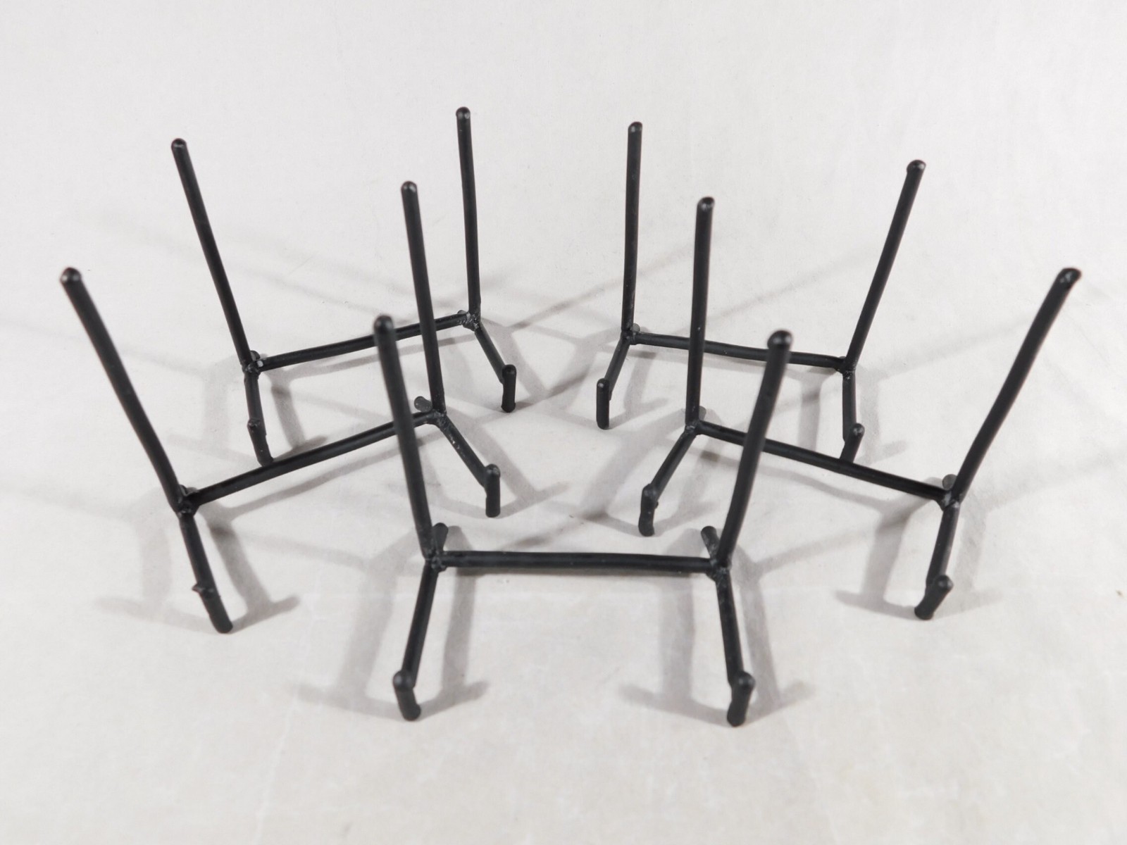 Easel Display Stand Lot of FIVE Black Iron Small Size