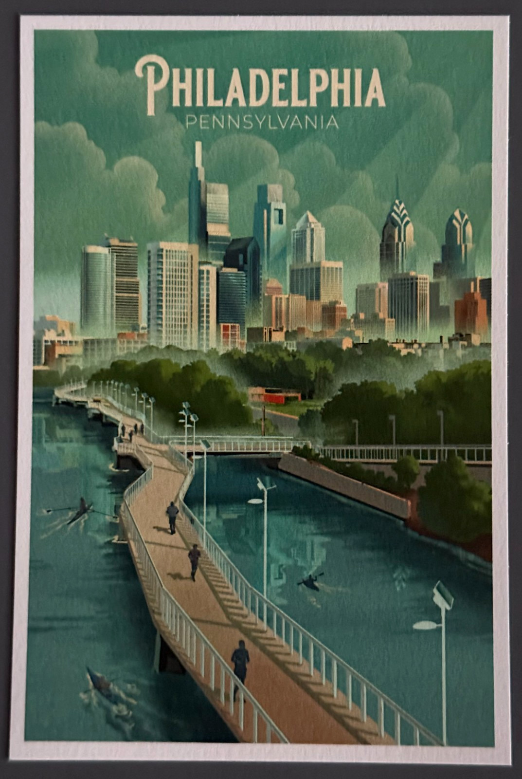 Philadelphia, Pennsylvania - City Series - Lantern Press Postcard