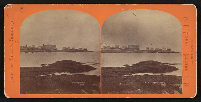 Star Island, looking from Smuttynose Island Old Historic Photo Star Island, looking from Smuttynose Island Old Historic Photo