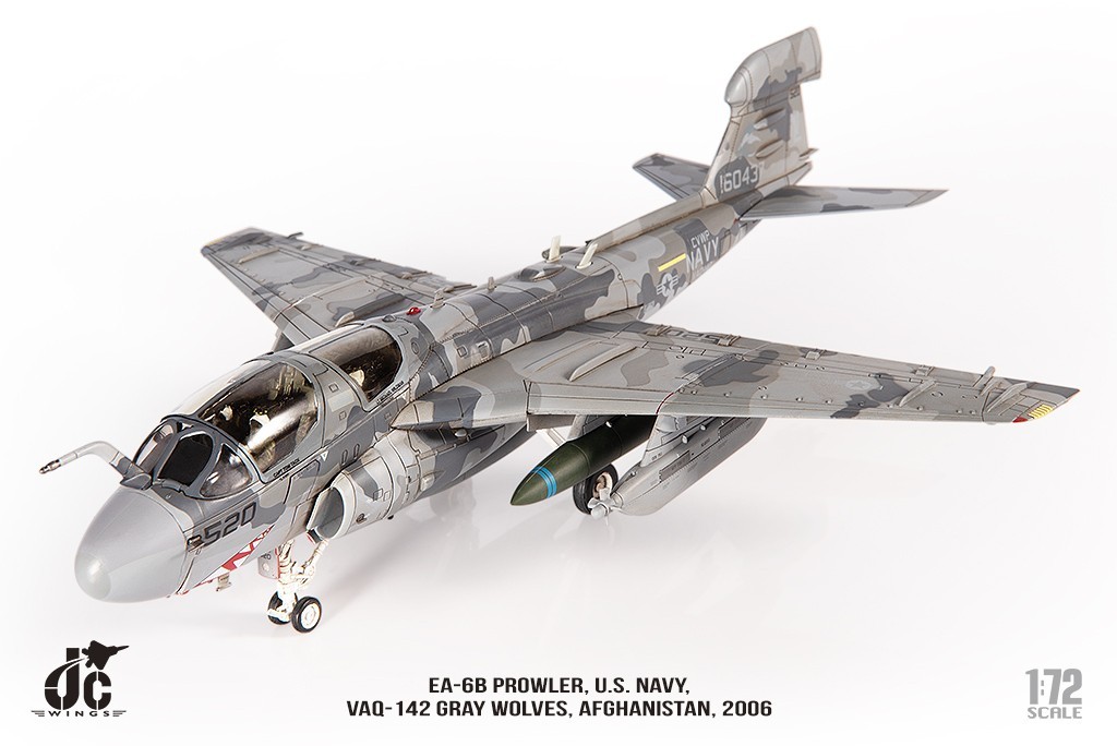 JC WINGS 1/72 JCW-72-EA6B-008 EA-6B Prowler U.S. NAVY VAQ-142 Gray Wolves JC WINGS 1/72 JCW-72-EA6B-008 EA-6B Prowler U.S. NAVY VAQ-142 Gray Wolves