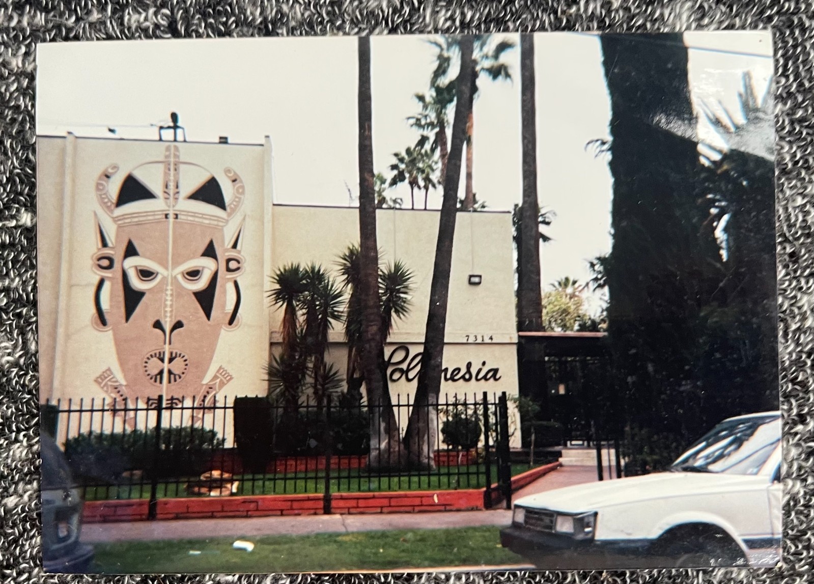 THE POLYNESIA Tiki Style APARTMENTS Canoga Park CALIFORNIA Vintage 1990a PHOTO