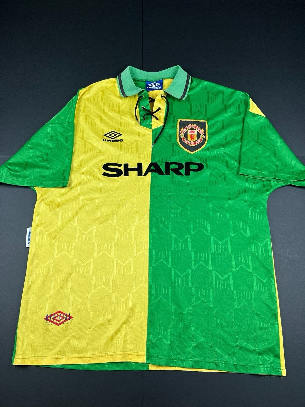 Authentic Original Umbro Manchester United 1992/1993 Third Shirt Men XXL (2294)
