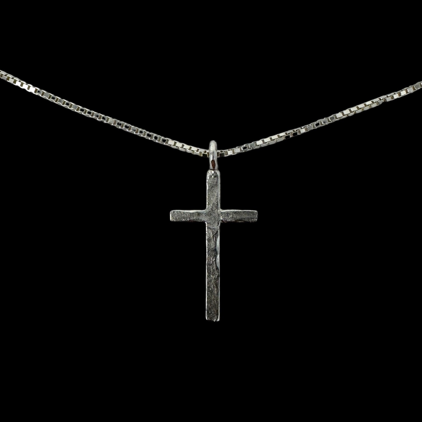 Historic WWII Aircraft Metal Necklace Cross Pendant Made From Military Aircraft