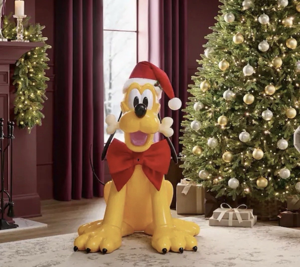 Disney 3.5 FT Animated Pluto Holiday Christmas Animatronic 2026 