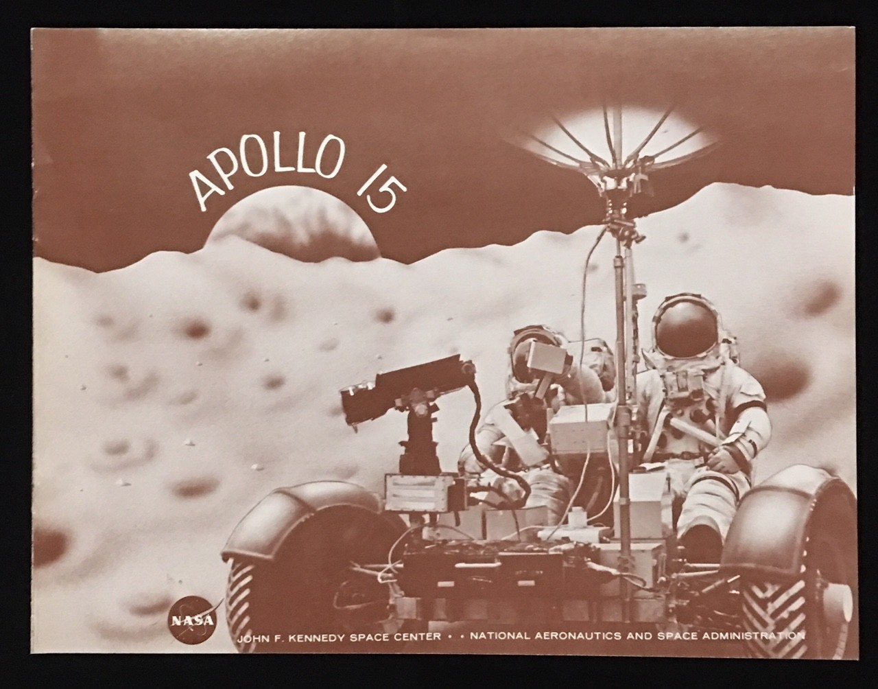 APOLLO 15 NASA 1971 INFORMATION NASA  BROCHURE BOOKLET