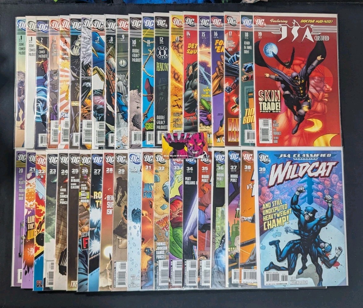 JSA Classified #1-39 Complete Set DC Comics 2005 Power Girl JSA Classified #1-39 Complete Set DC Comics 2005 Power Girl