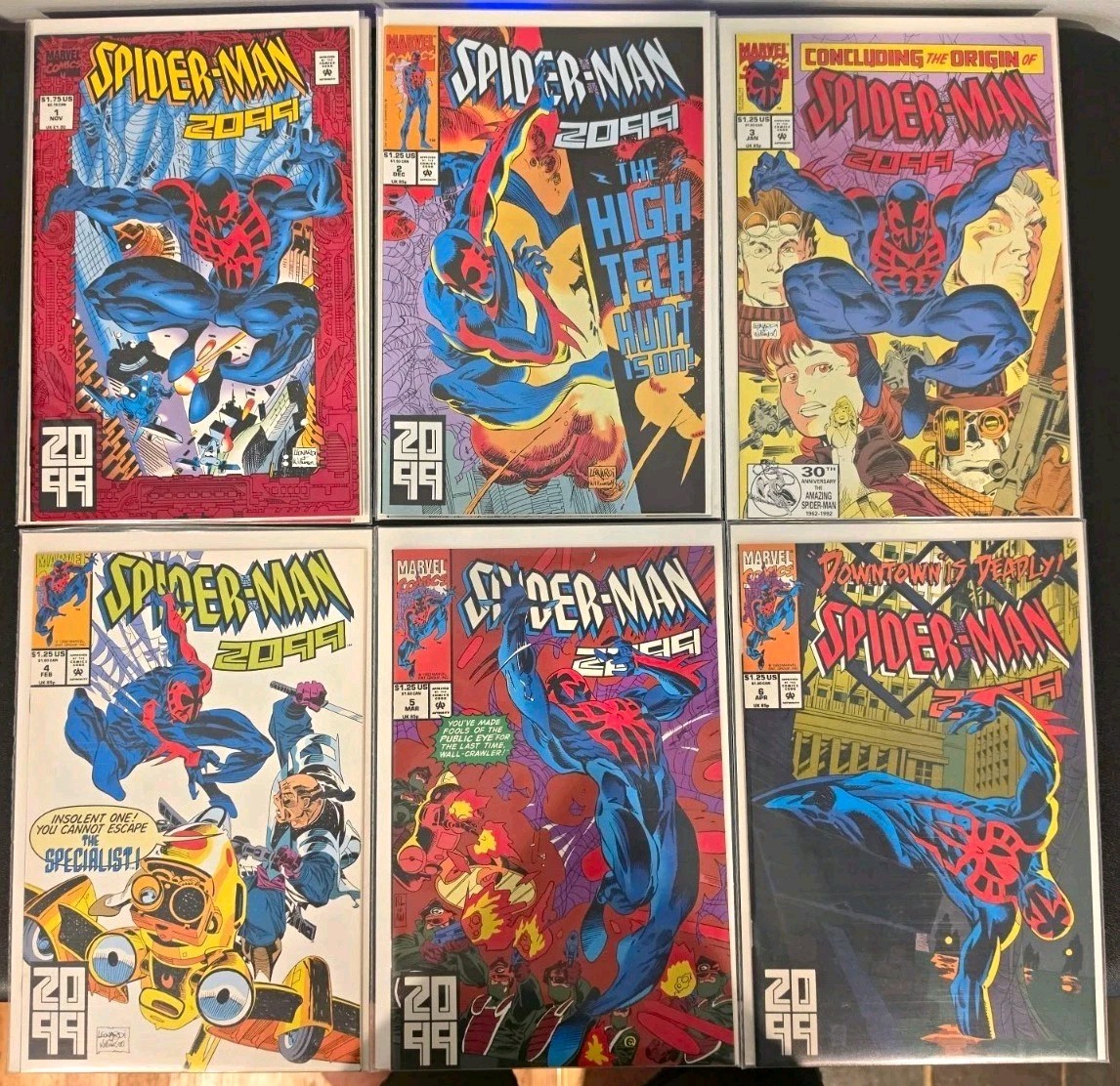 Spider-Man 2099 #1-15 CONSECUTIVE RUN Marvel 1992 Peter David Miguel O\'Hara Spider-Man 2099 #1-15 CONSECUTIVE RUN Marvel 1992 Peter David Miguel O\'Hara